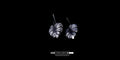 Side-profile view of handcrafted 925 silver Monstera leaf earrings featuring intricate vein detailing and antique oxidation against a black background.