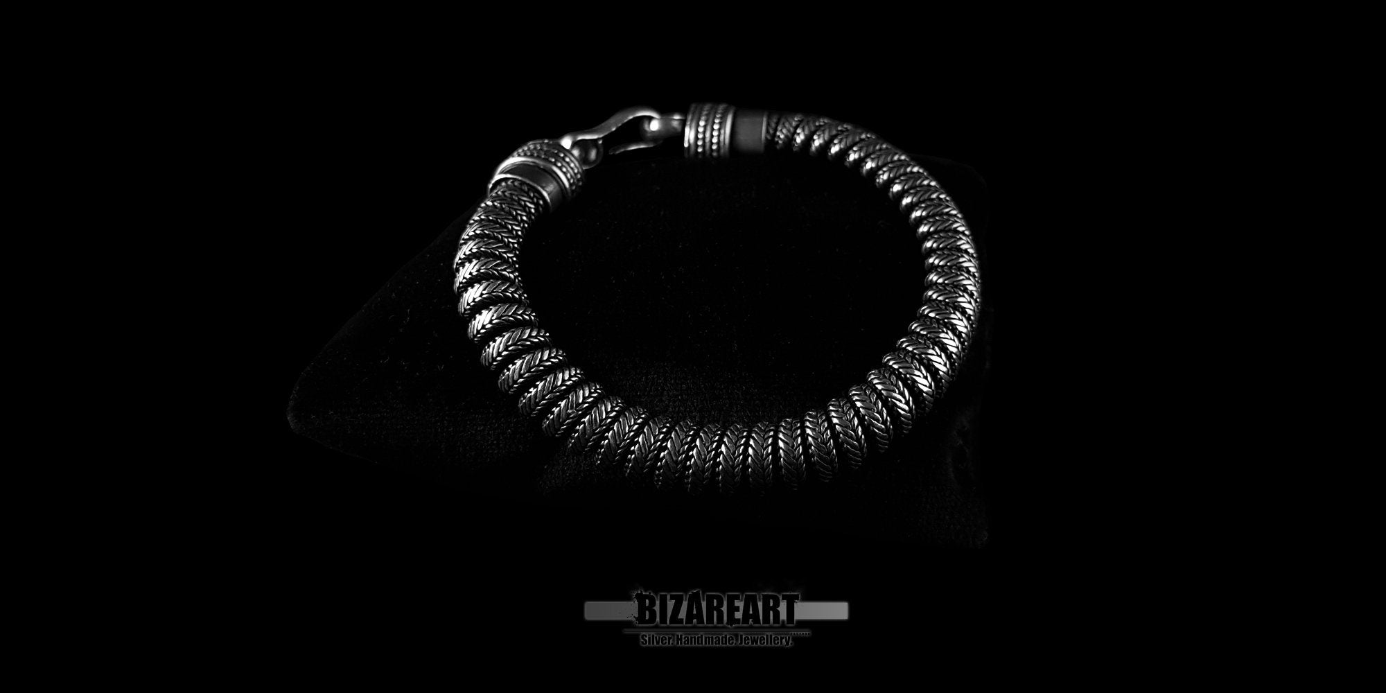 Close-up of the bracelet showcasing the heavy-duty hook-and-loop clasp mechanism.