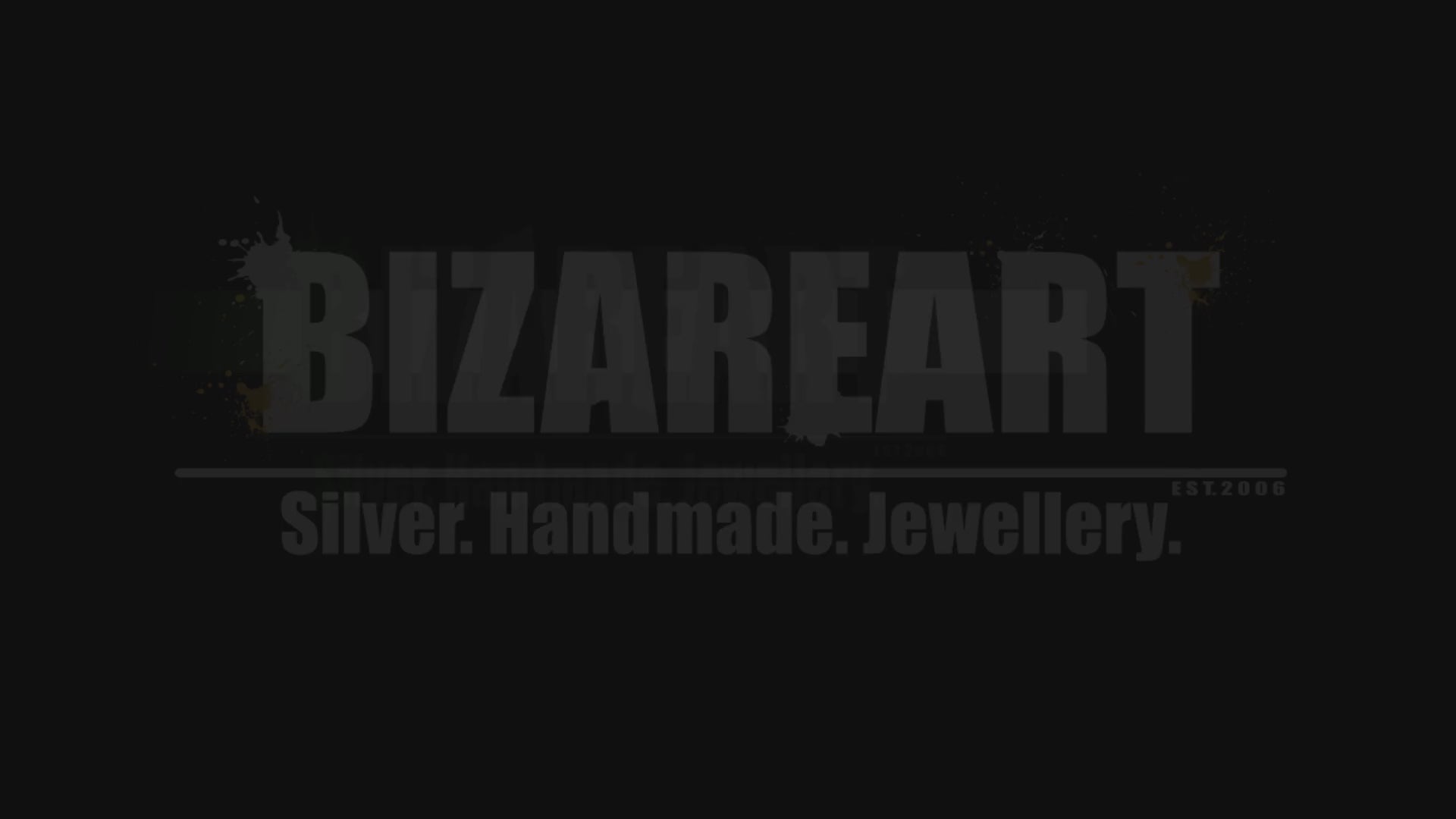360-degree rotating video showcase of the Bizareart handmade sterling silver cuff bracelet, highlighting its sculptural wavy loops and high-shine polished finish from every angle.