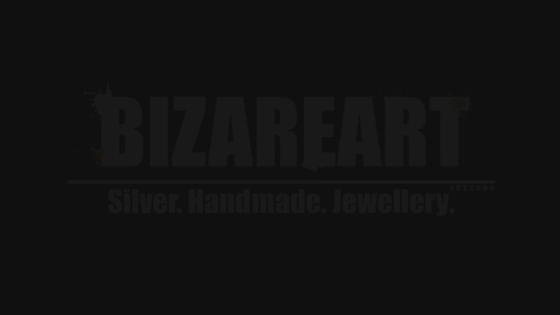 360-degree rotating video of the 63g handcrafted silver statement bracelet catching the light.